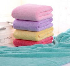 【9357-珊瑚绒浴巾】韩国巾 珊瑚绒超大 超柔 吸水 大浴巾 不掉毛